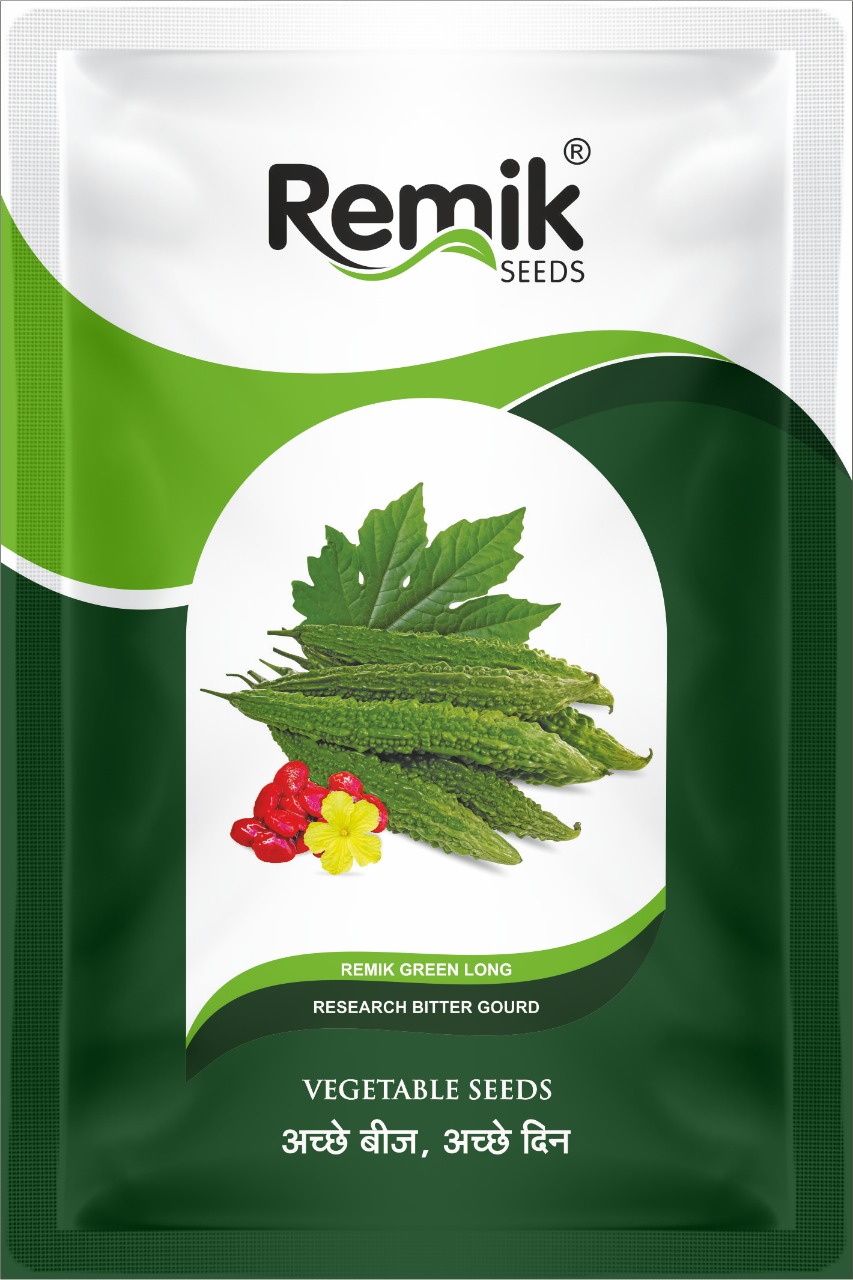 Hybrid Bitter Gourd Remik Green Long (3gm)