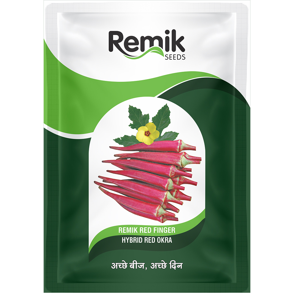 Okra Remik Red Finger (5 GM)