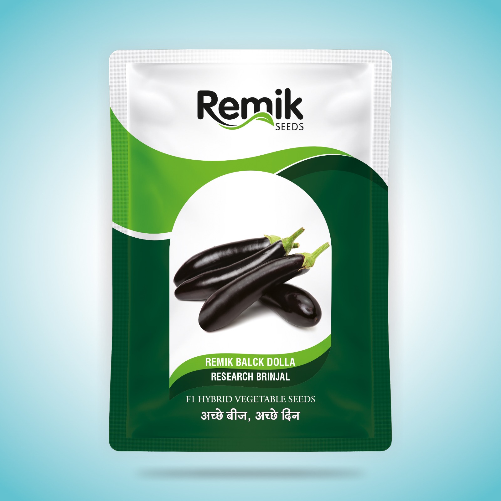 Brinjal Remik BLACK DOLLA - 10 GM